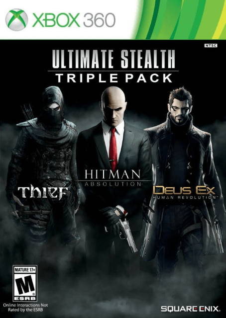 Ultimate Stealth Triple Pack box art for Xbox 360